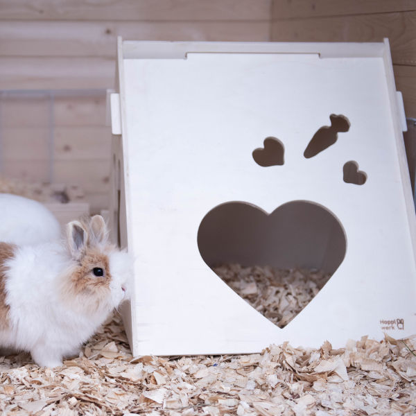 Hopplwerk maison à cœur de lapin - bunny heart house