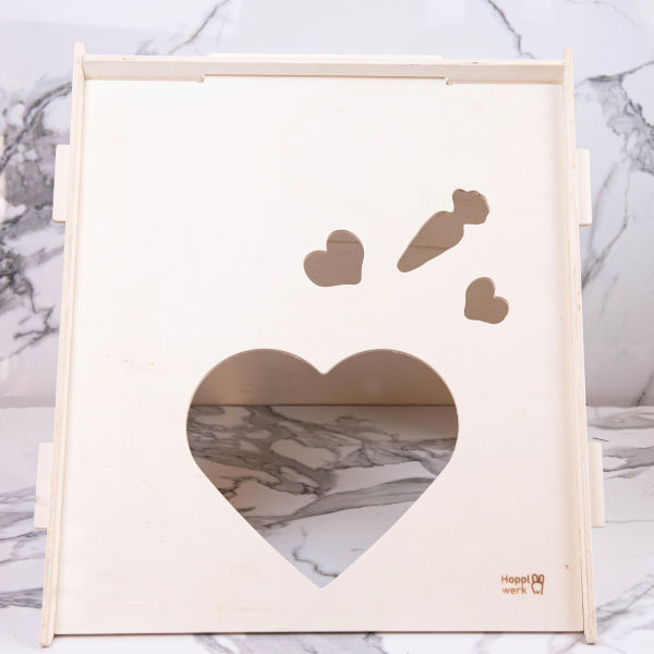 Hopplwerk maison à cœur de lapin - bunny heart house