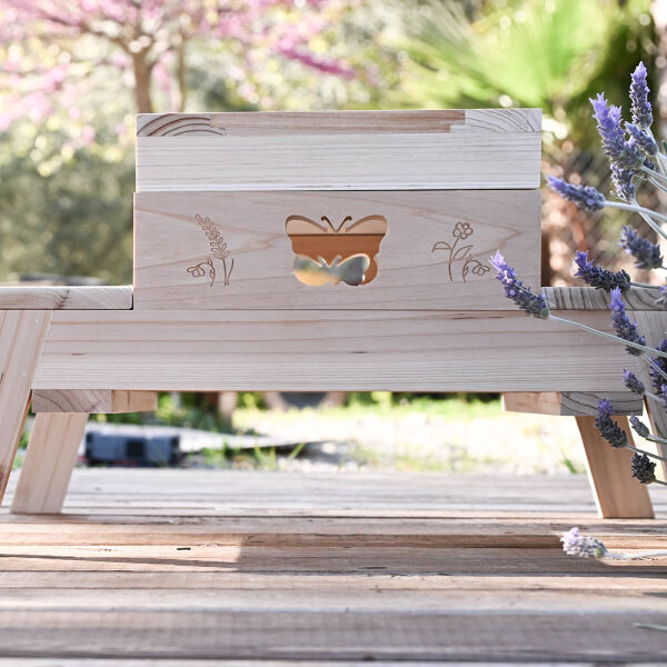 "Cool" Picknickbank butterfly