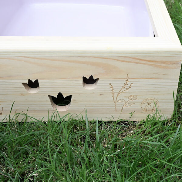 Kaninchentoilette mit Raufe "butterfly" nature