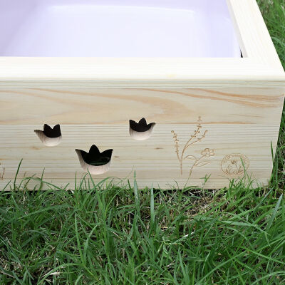Kaninchentoilette mit Raufe "butterfly" nature