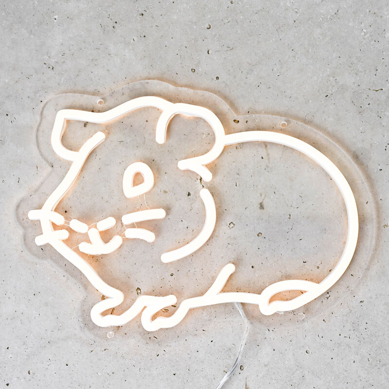 NEON Lampe guinea pig